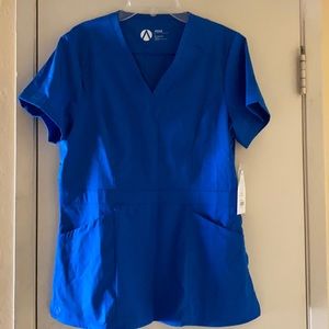 Adar scrub top . New Royal blue . New